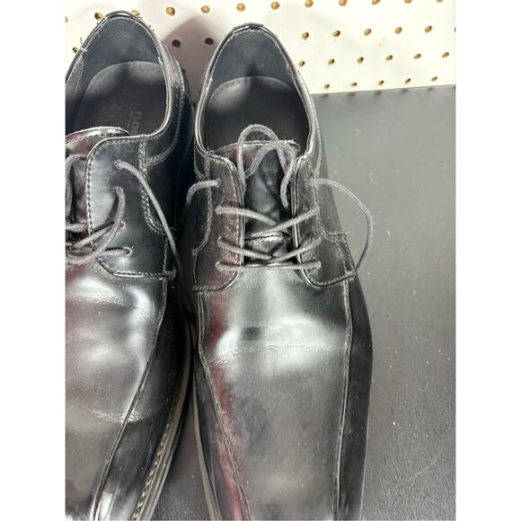 FLORSHEIM Size 11 EEE Mens Black Calf Leather Lace Up Square Toe Oxford Dress Sh main image 10
